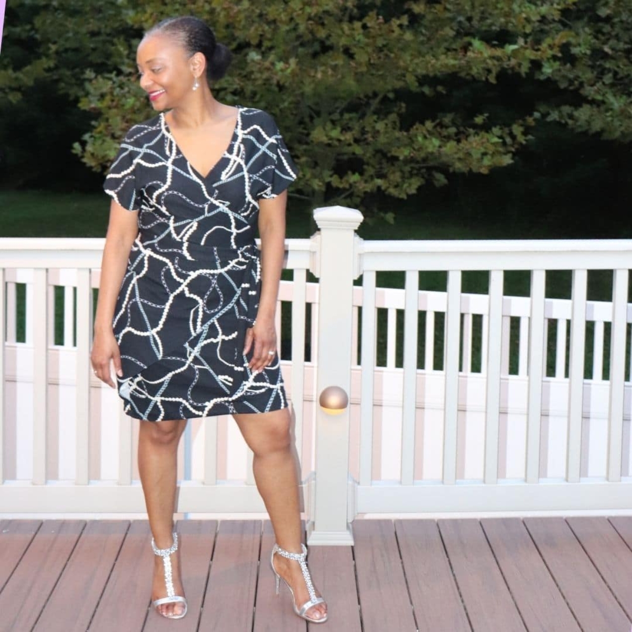 Sewing up the Chic Style Arc Tia Knit Wrap Dress