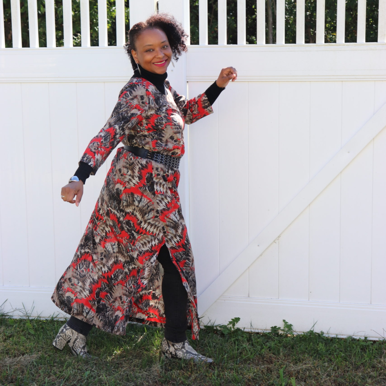 Sewing and Styling a Maxi Dress for Fall with the Love Notions Cadence Dress