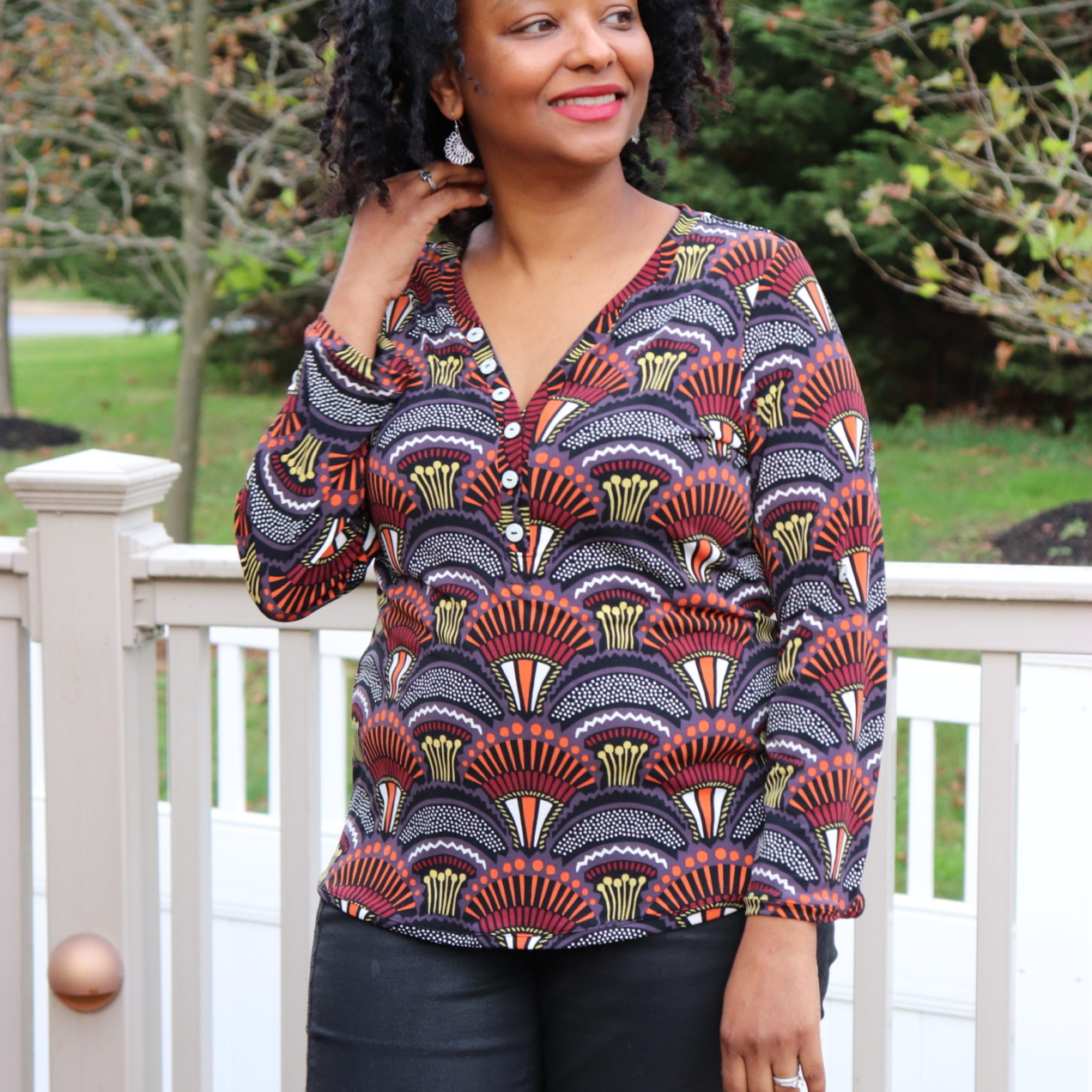 The Breckenridge Henley by Love Notions Patterns