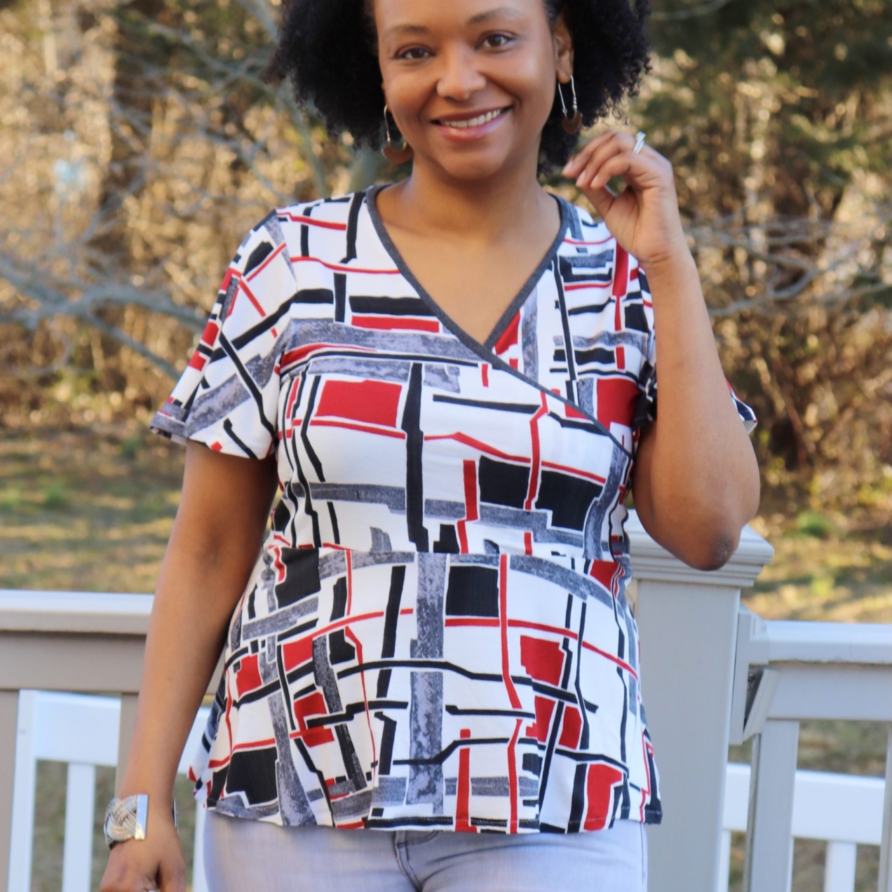 Love Notions Willow Wrap Dress and Peplum Pattern Review