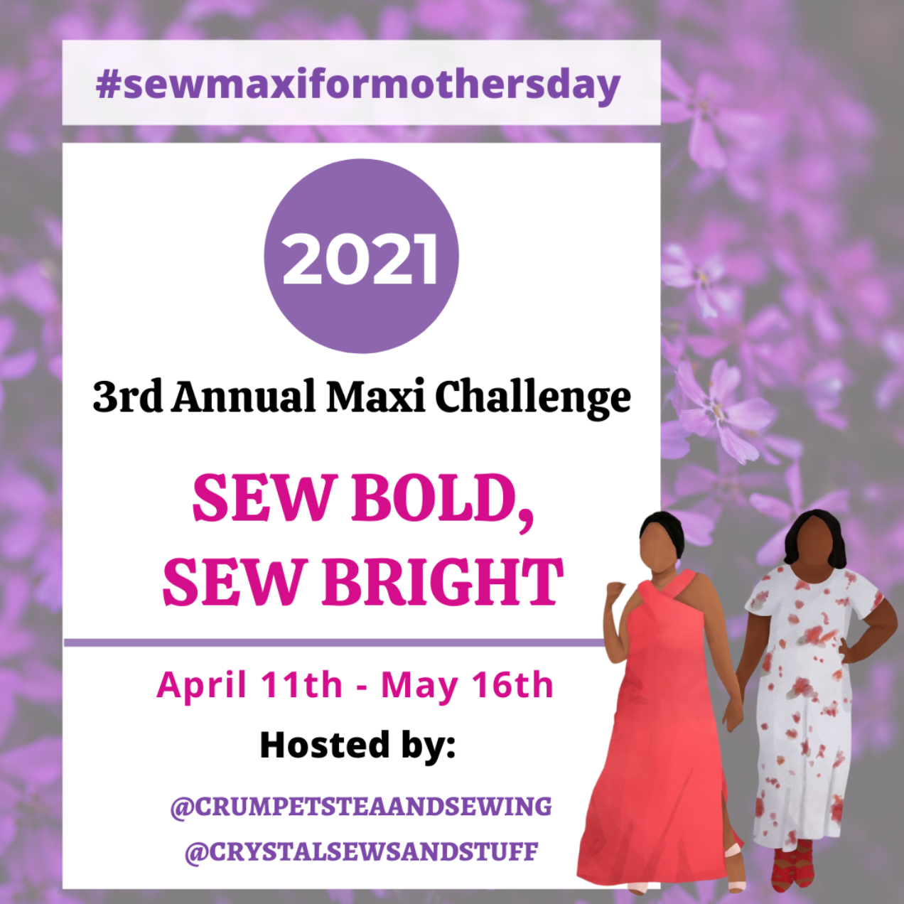 2021 #Sewmaxiformothersday Instagram Sewing Challenge: Sew Bold & Sew Bright