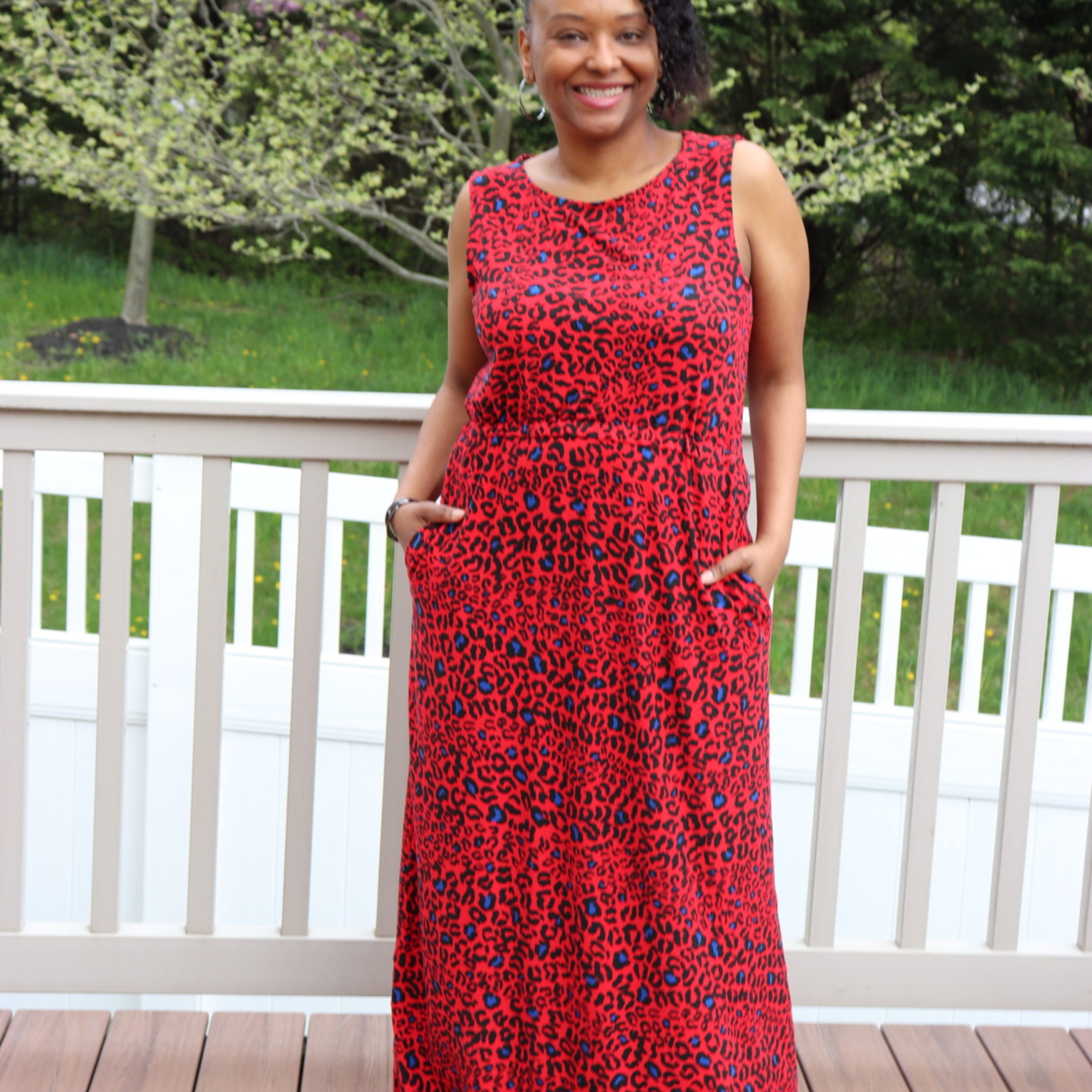 Sewing an Easy Maxi Dress with Butterick 6330 for the #Sewmaxiformothersday Challenge